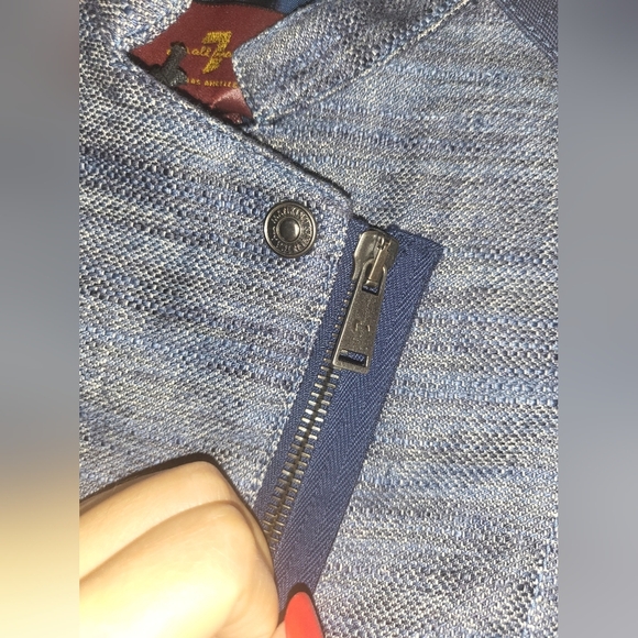 5. NWT 7 FOR ALL MANKIND MARL BOMBER SIZE XS - Picture 8 of 12